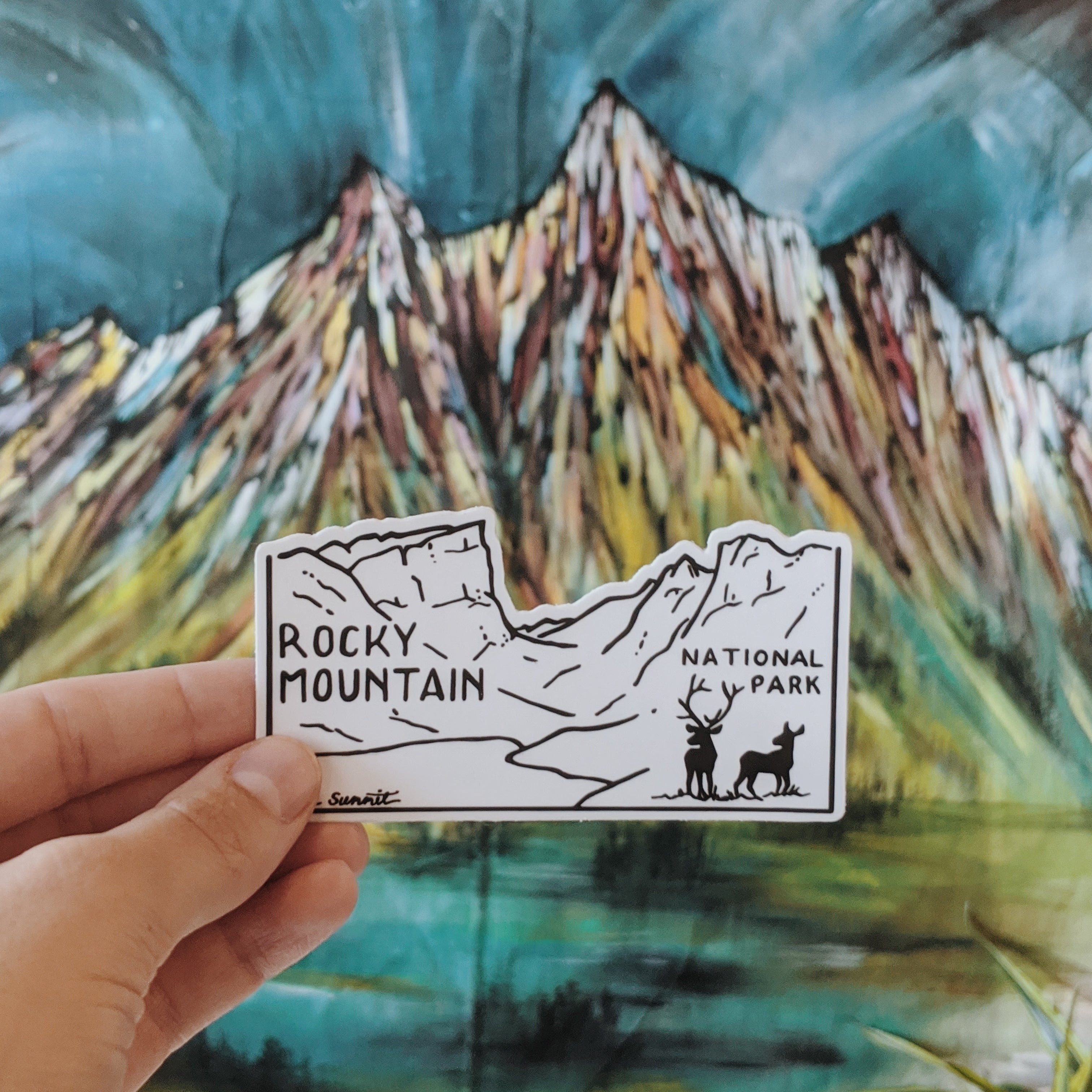 Rocky Mountain National Park Sticker
