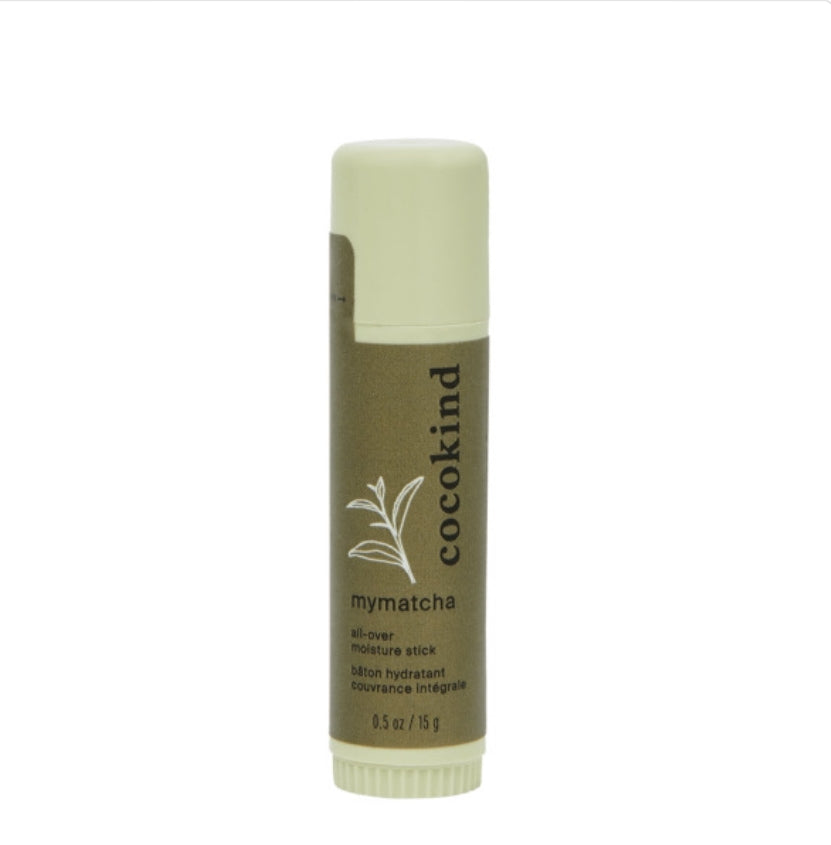 Matcha all-over moisture stick & lip balm