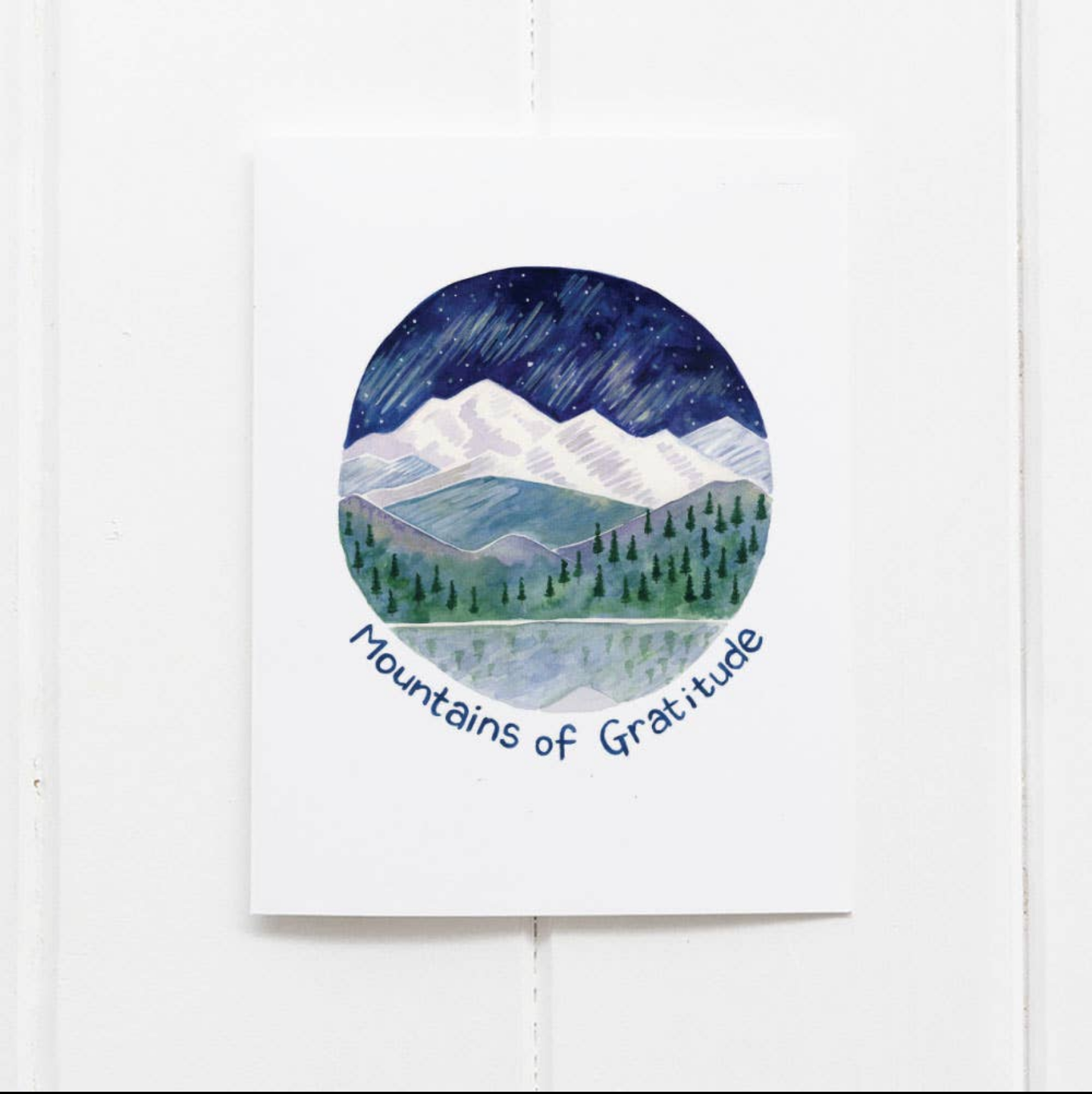 Mountains of Gratitude Card